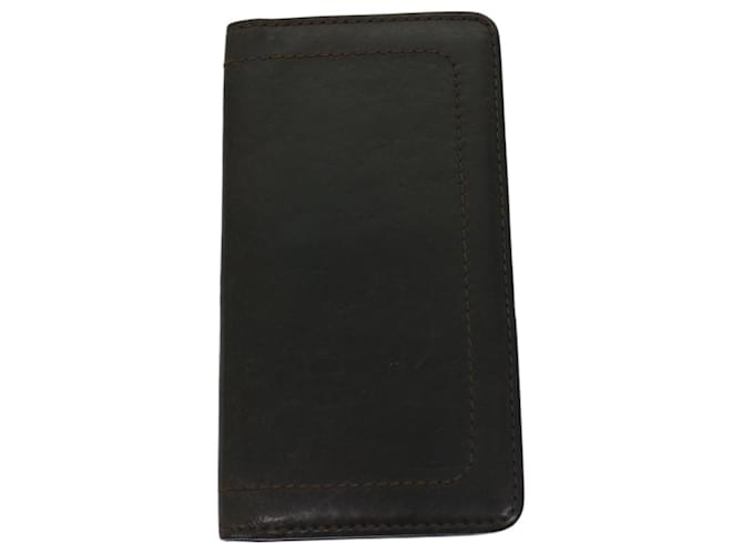 Louis Vuitton Porte carte credit bifold Black Leather  ref.1294763