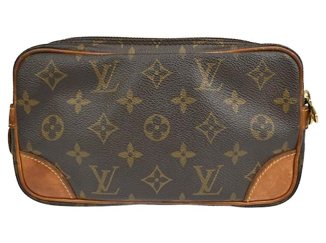 Louis Vuitton Marly Dragonne Brown Cloth  ref.1294818