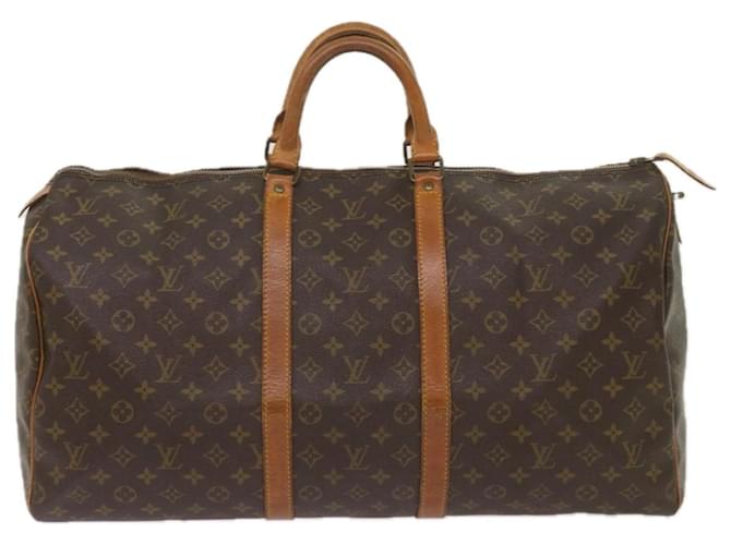 Louis Vuitton Keepall 50 Brown Cloth  ref.1294821