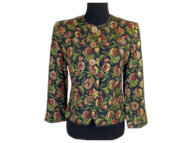 Veste Guy Laroche avec des fleurs Multicolore