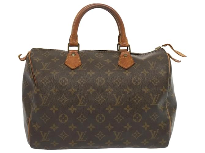 Louis Vuitton Speedy 30 Brown Cloth  ref.1294885