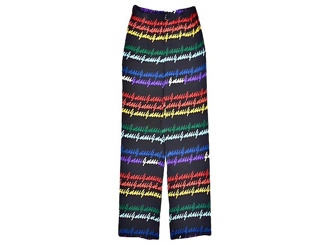 Gucci Seidenhose schwarz