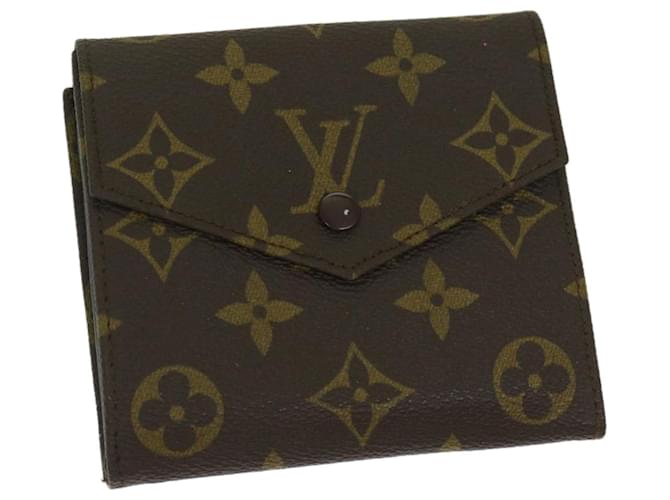 LOUIS VUITTON Monogram Porte Monnaie Billets Portafoglio Vintage M61660 auth 67512 Monogramma Tela  ref.1294993