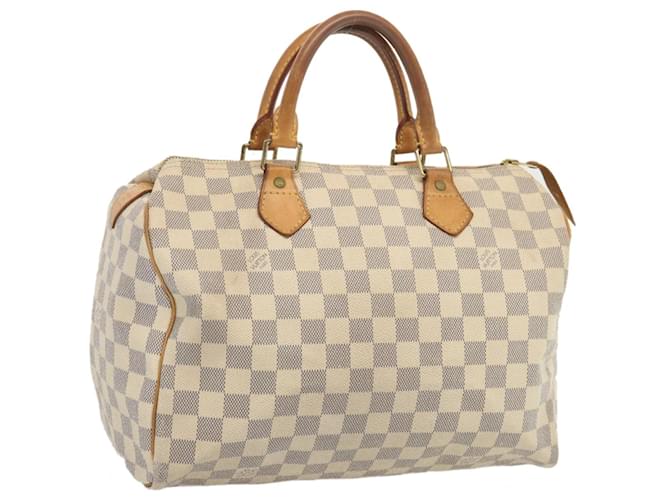 Louis Vuitton Damier Azur Speedy 30 Hand Bag N41533 LV Auth 67367  ref.1294995