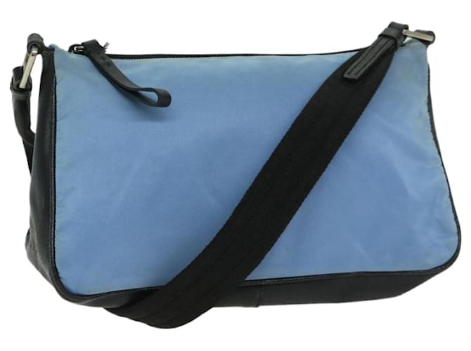 PRADA Shoulder Bag Nylon Light Blue Auth 67213  ref.1295002