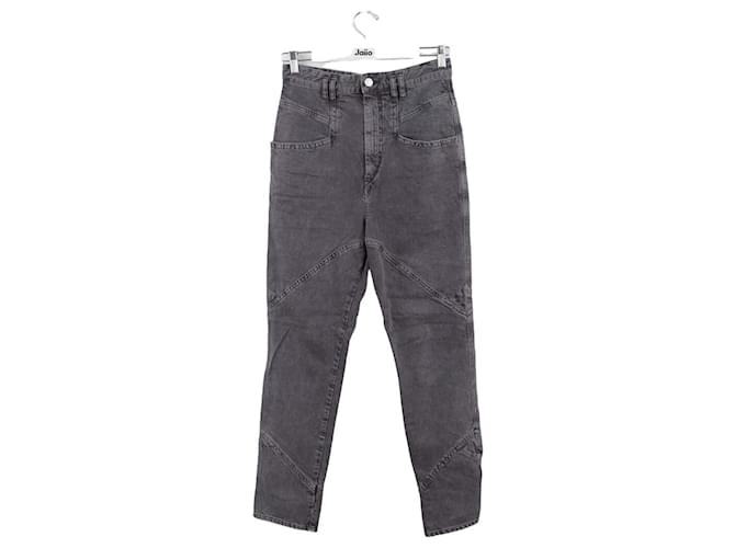 Isabel Marant Jeans retos de algodão Cinza  ref.1295012