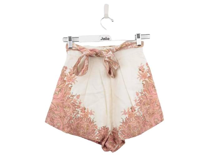Zimmermann Cotton mini shorts White  ref.1295013