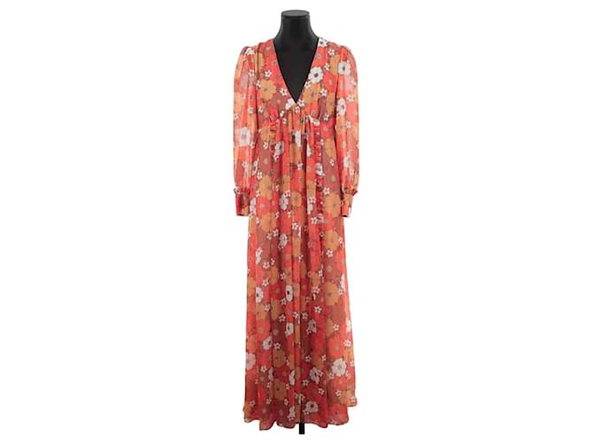 Manoush Orange Kleid Polyester  ref.1295023