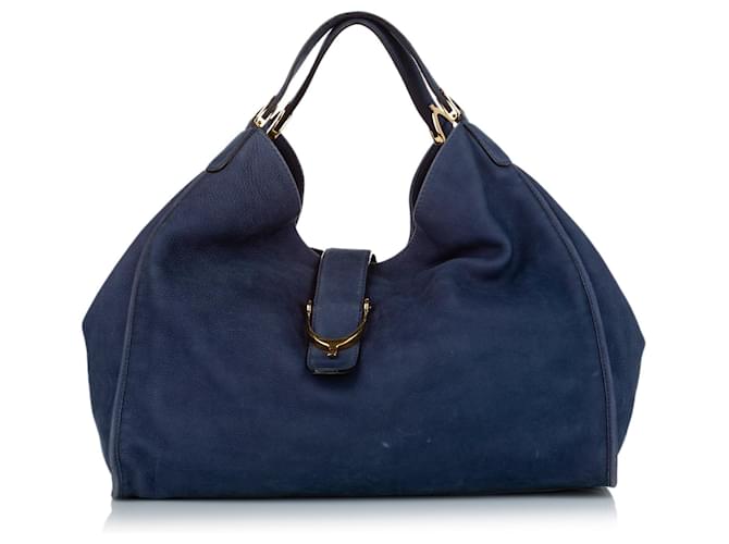 GUCCI Handtaschen Andere Blau Leder  ref.1295338