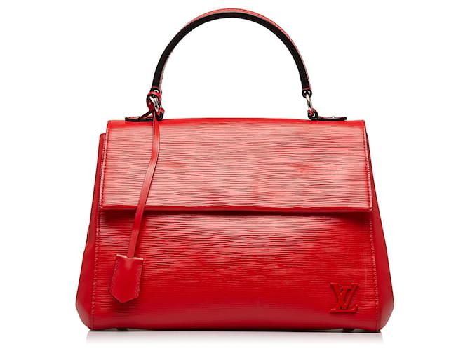 LOUIS VUITTON Handbags Cluny Red Leather  ref.1295348