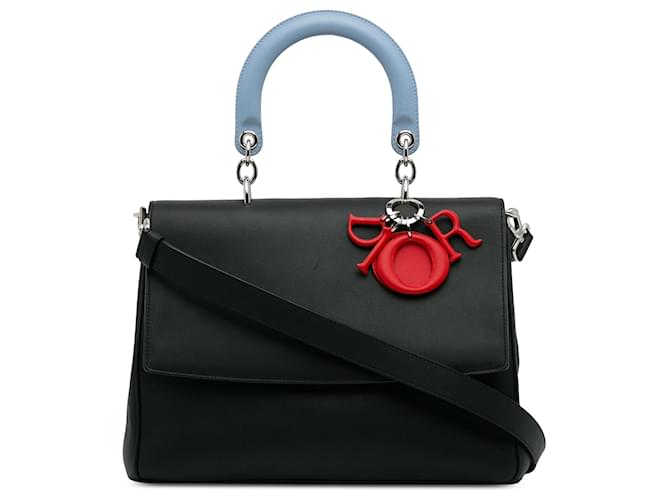 DIOR Handbags Be Dior Black Leather  ref.1295353
