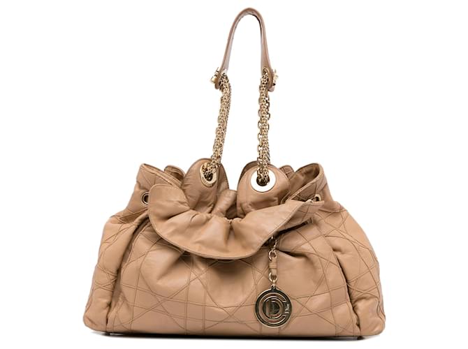 DIOR Handbags Timeless/classique Brown Leather  ref.1295375