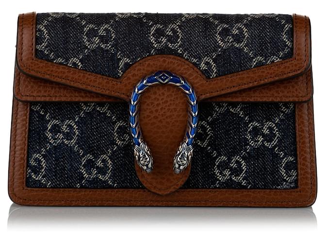 Dionysus GUCCI Handbags BOY Blue  ref.1295376