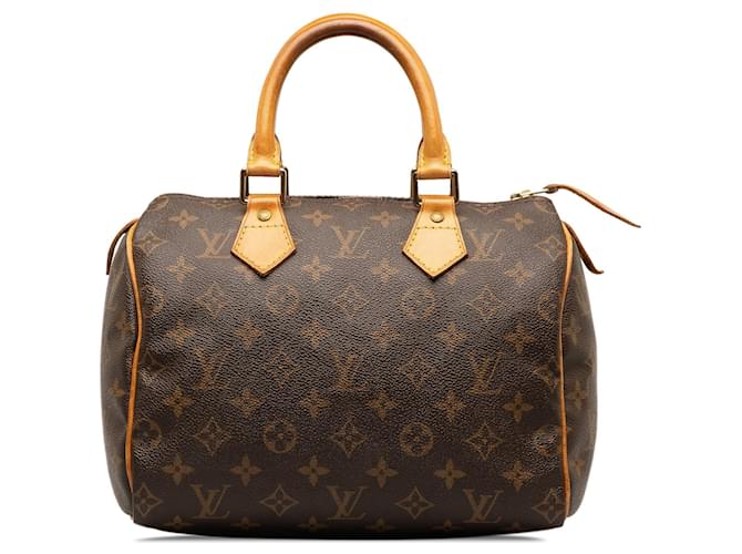 Speedy LOUIS VUITTON Handbags Gabrielle Brown Leather  ref.1295379