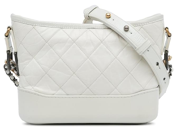 Gabrielle CHANEL Handbags Timeless/classique White Leather  ref.1295457