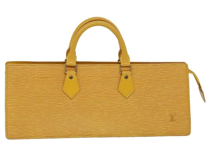 Louis Vuitton Triangle Yellow Leather  ref.1295510