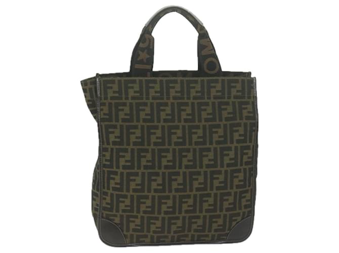 Fendi Shopping bag Khaki Cloth  ref.1295520