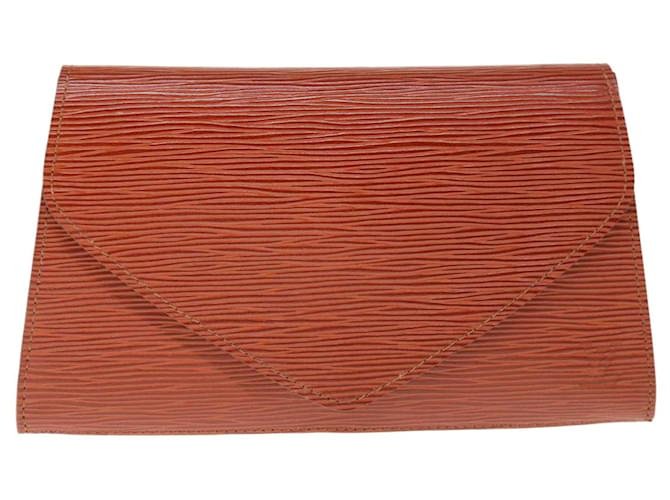 Louis Vuitton Pochette Brown Leather  ref.1295535