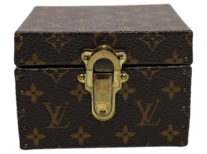 Louis Vuitton boîte à bijoux Castaño Lienzo  ref.1295591