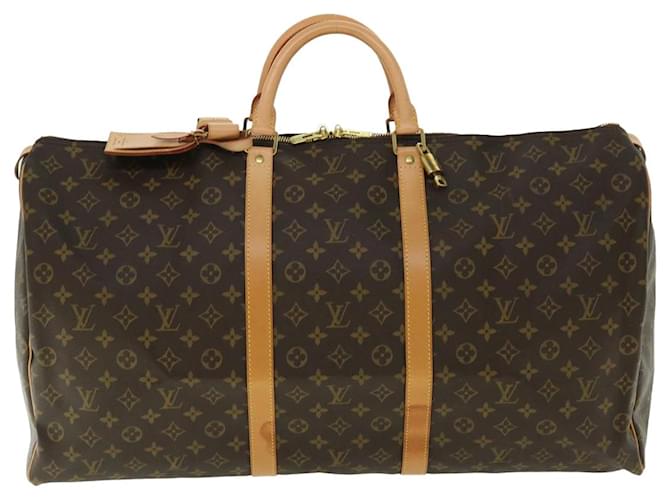 Louis Vuitton Keepall 60 Brown Cloth  ref.1295604