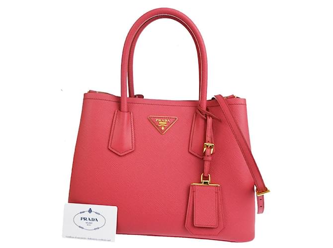 Prada Saffiano Pink Leather  ref.1295648