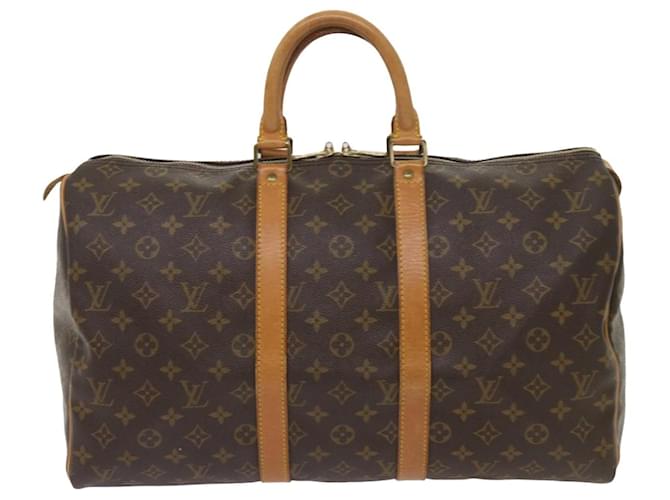Louis Vuitton Keepall 45 Brown Cloth  ref.1295740