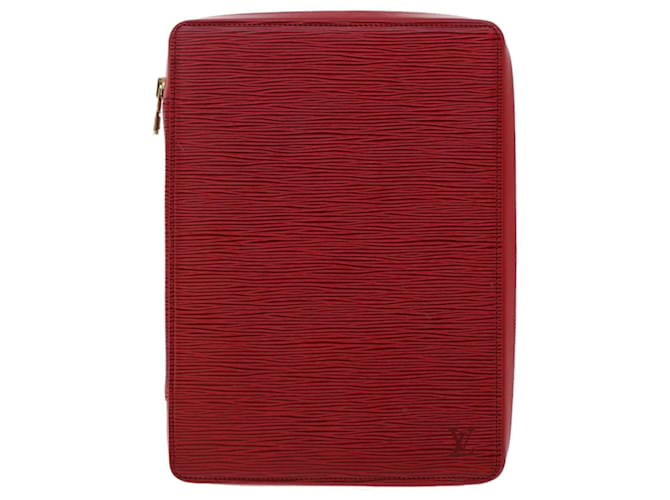 Louis Vuitton Pochette Cuir Rouge  ref.1295742