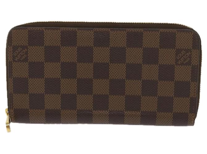 Louis Vuitton Portefeuille zippy Brown Cloth  ref.1295786