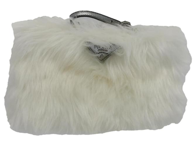 Prada White Fur  ref.1295793