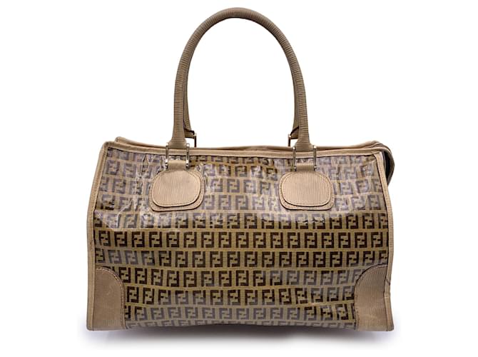 Fendi Handbag Vintage Beige Cloth  ref.1295848