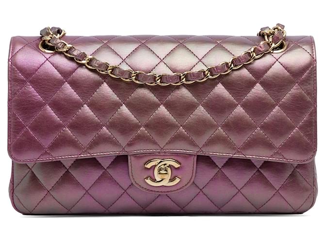 CHANEL Handbags Purple Leather  ref.1295875