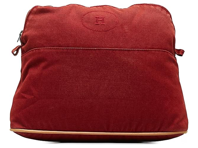 Hermès HERMES Clutch bags Camera Red Leather  ref.1295886
