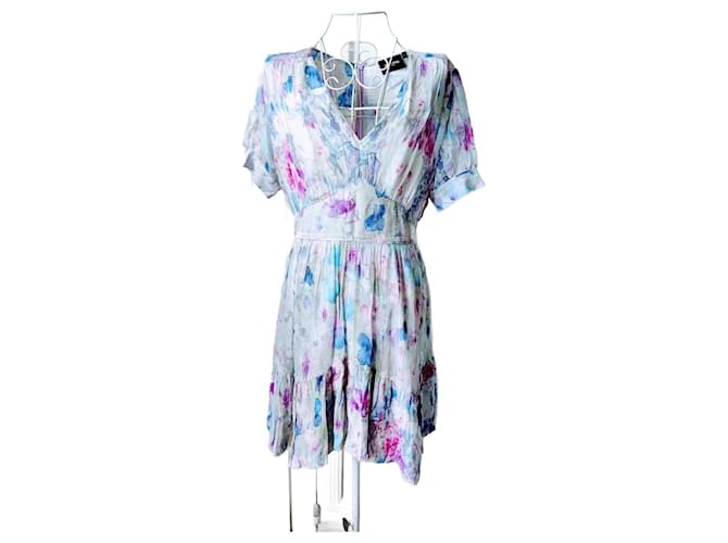 Floral dress by The Kooples Multiple colors Viscose  ref.1295938