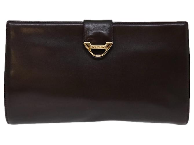 GIVENCHY Marrom Couro  ref.1295953