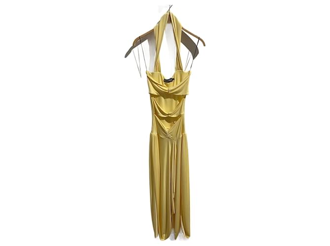 Autre Marque SIEDRES  Dresses T.fr 36 polyester Yellow  ref.1296042