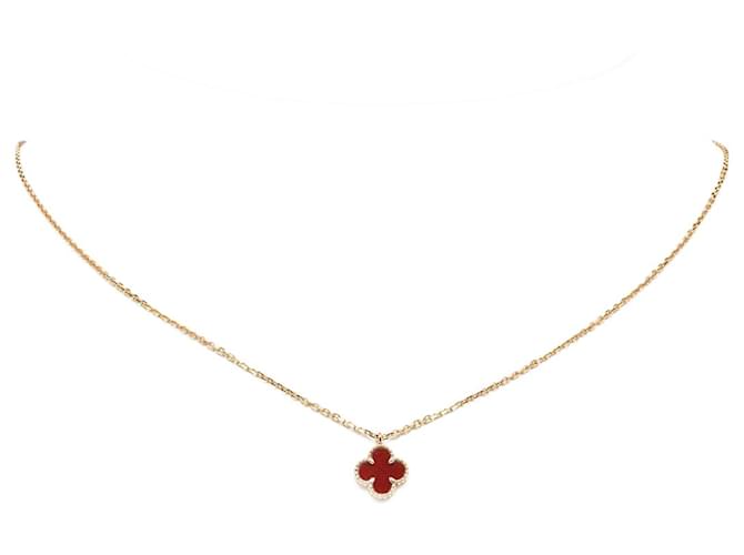 Autre Marque Gold Van Cleef and Arpels Sweet Alhambra Pendant Necklace Golden Yellow gold  ref.1296145