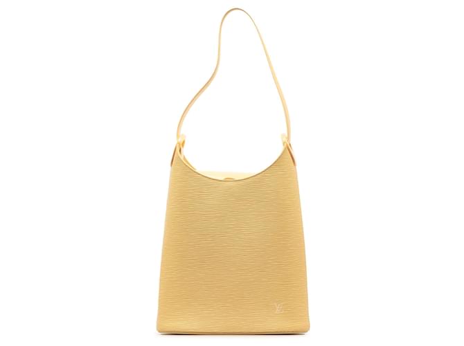 Yellow Louis Vuitton Epi Sac Verseau Shoulder Bag Leather  ref.1296164