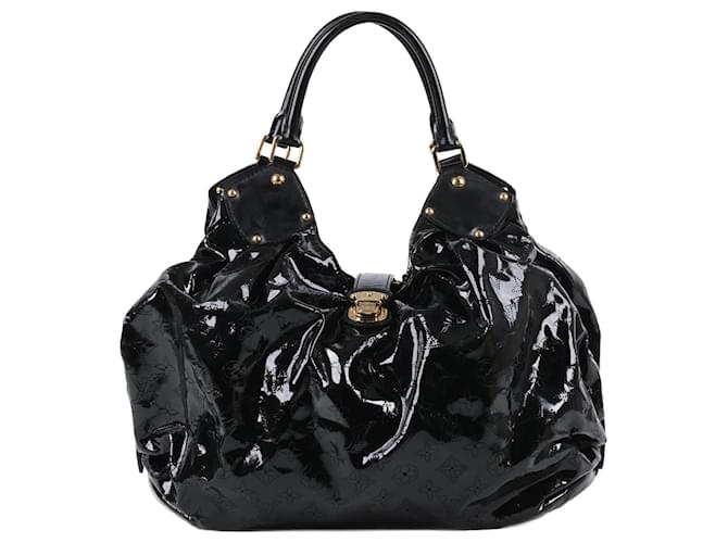 Louis Vuitton Black Mahina Patent Leather Limited Edition Surya XL Bag M95796  ref.1296191