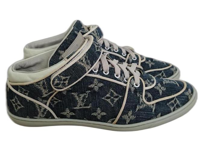 Louis Vuitton Sneakers Blu Giovanni  ref.1296196