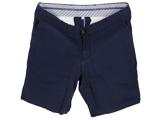 Tommy Hilfiger Mens Regular Fit Shorts Navy blue Cotton  ref.1296221