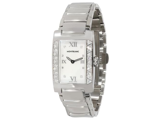 Montblanc Profile Elegance 36127 Women's Watch In  Stainless Steel Silvery Metallic Metal  ref.1296241