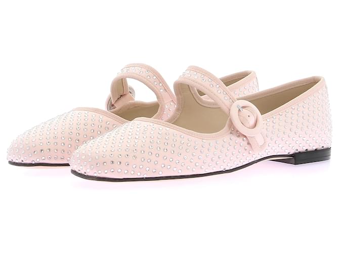REPETTO  Ballet flats T.eu 38 leather Pink  ref.1296270