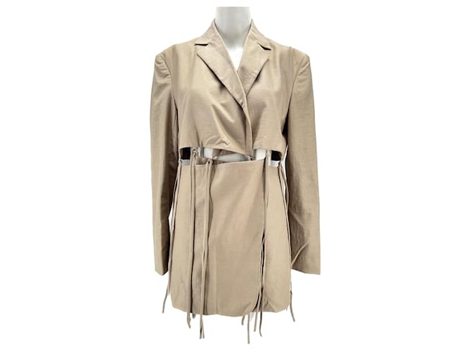 Autre Marque Yuzefi jackets T.International S Polyester Brown  ref.1296274