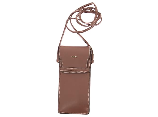 Céline CELINE  Purses, wallets & cases T.  leather Brown  ref.1296285
