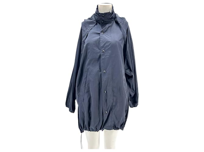BALENCIAGA  Coats T.International M Cotton Blue  ref.1296289