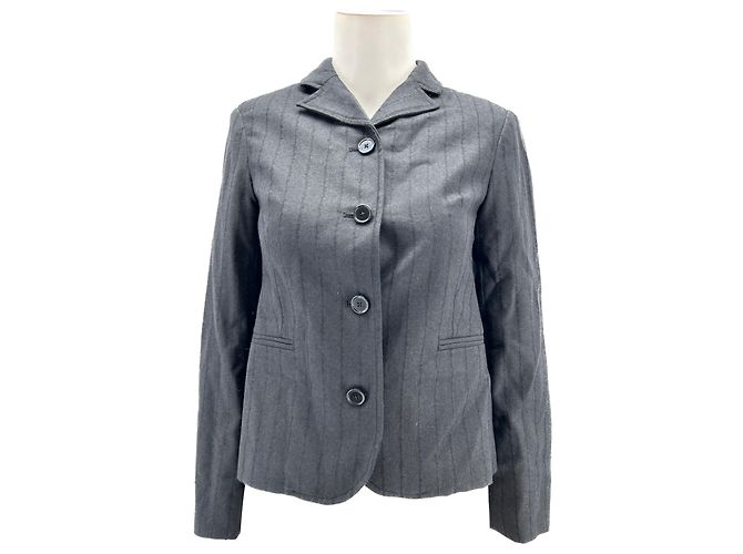 Autre Marque Loulou studio jackets T.International S Wool Grey