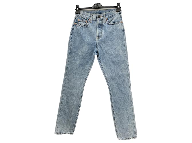 Autre Marque GARDE-ROBE NYC Jeans T.US 27 cotton Coton Bleu  ref.1296299