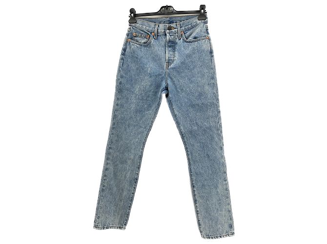 Autre Marque Jeans Wardrobe NYC T.US 27 in cotone Blu