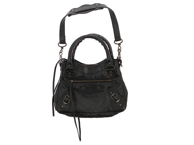 BALENCIAGA Borse T.  Leather Nero Pelle  ref.1296300