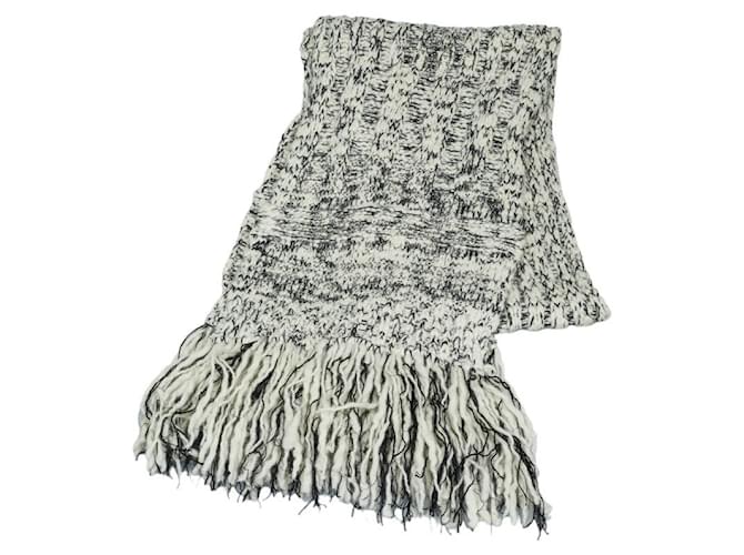 Chanel écharpe en laine Toile  ref.1296396
